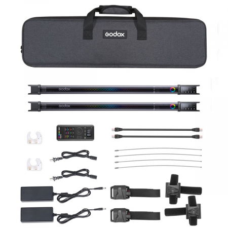 Godox TL60 RGB Kit 2 LED Tubular 2700-6500K si telecomanda [1]