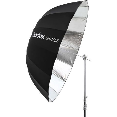Umbrele foto - Godox UB-165S Umbrela parabolica Argintie 165cm