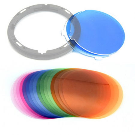 Godox V-11T Set de filtre gel pentru Godox  V1 [2]