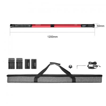 GVM BD45R LED RGB bicolor 120cm 45W cu DMX [5]