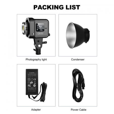 GVM KIT x 2buc SD80S LED 5600K 80W portabil si stativ [5]