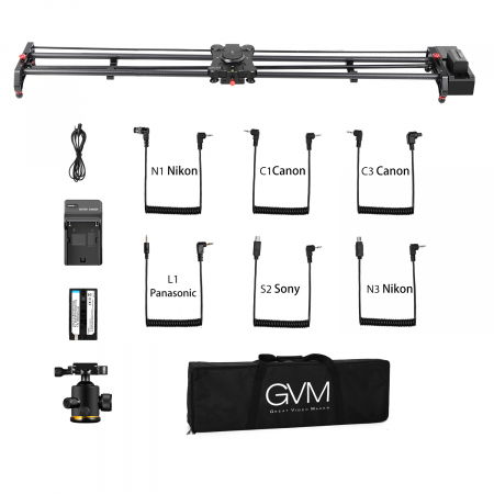 GVM 120 Slider motorizat din carbon cu control Bluetooth APP 120cm [2]
