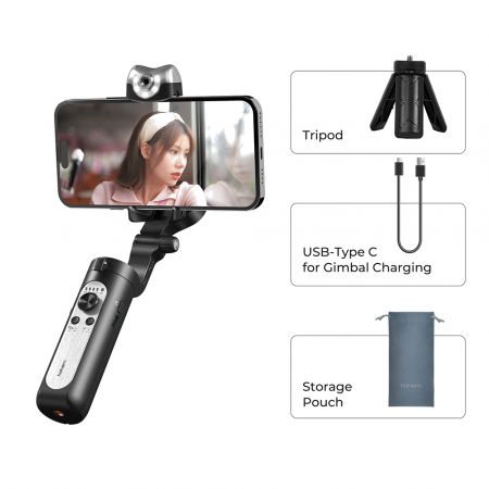 Hohem iSteady V2s Stabilizator smartphone cu Senzor AI si LED incorporat [7]