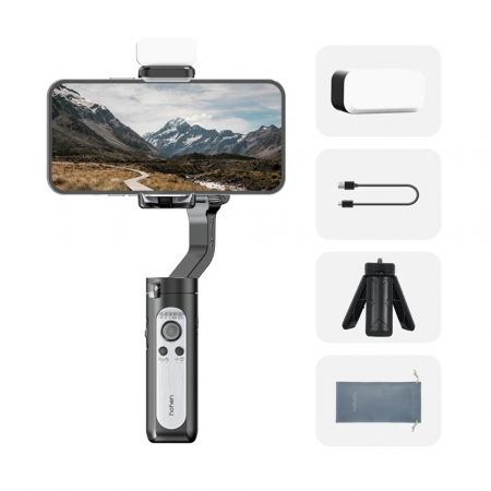 Hohem iSteady XE Stabilizator smartphone cu LED magnetic atasat [1]