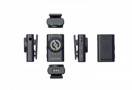 Hollyland Lark M2 Combo lavaliera wireless dubla compacta [4]