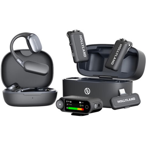 Hollyland LARK MAX 2 Ultimate Combo with OWS Monitor Earphone + Camera RX + USB-C RX [1]