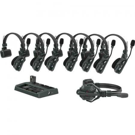 Echipamente audio - Hollyland Solidcom C1-8S Sistem Wireless Intercom DECT full-duplex cu 8 casti (1,9 GHz)
