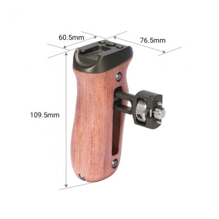 SmallRig HSS2642 Wood Side Handle cu Arri-Style Mount [1]