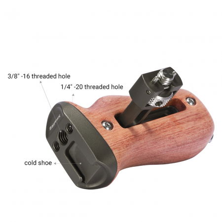 SmallRig HSS2642 Wood Side Handle cu Arri-Style Mount [3]