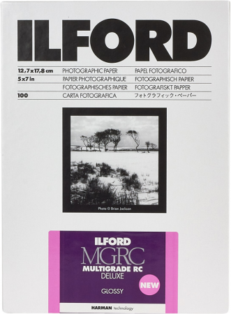Fotografie pe film - Ilford Multigrade RC Deluxe Glossy 12.7x17.8cm 100buc
