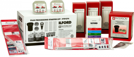 Fotografie pe film - Ilford Paterson Kit Starter Complet Developare Alb-Negru