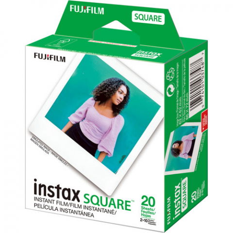 Aparate foto instant - Instax Hartie fotografica InsaSquare 20 buc
