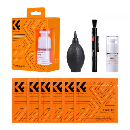 Solutii de curatare - K&F Concept 9-in-1 pentru curatarea lentilelor