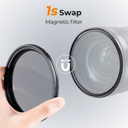 K&F Concept Filtru ND Variabil Seria Nano-X, NO X Spot ND2-ND32 (1-5 Stopuri) Magnetic 67mm [1]