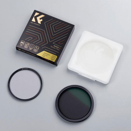 K&F Concept Filtru ND Variabil Seria Nano-X, NO X Spot ND2-ND32 (1-5 Stopuri) Magnetic 67mm [7]