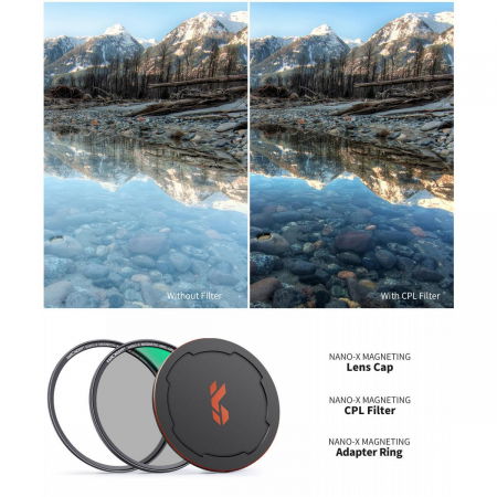 K&F Concept Nano-X Filtru Polarizare (magnetic) 67mm [2]