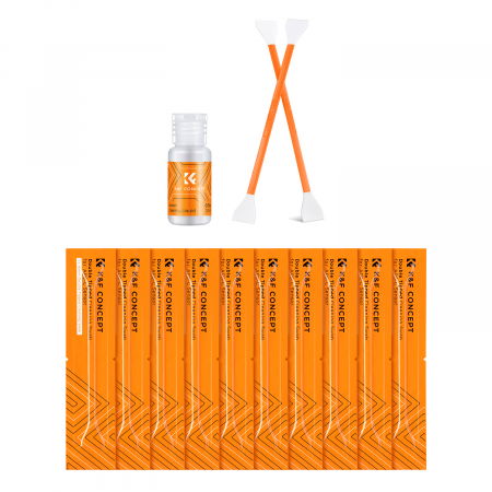 K&F Concept Set 10 spatule duble cu solutie pentru curatat senzor APS-C [7]