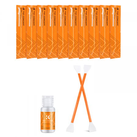 K&F Concept Set 10 spatule duble cu solutie pentru curatat senzor APS-C [1]