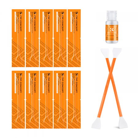 K&F Concept Set 10 spatule duble cu solutie pentru curatat senzor APS-C [8]