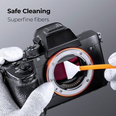 K&F Concept Set 10 spatule duble cu solutie pentru curatat senzor Full Frame [2]