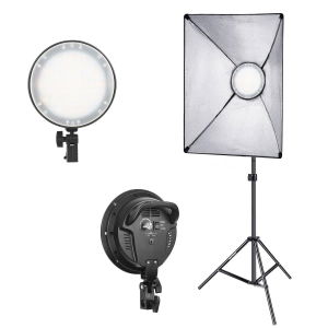 Kit LED Bicolor set 2 buc cu softbox 50 x 70cm si stative [1]
