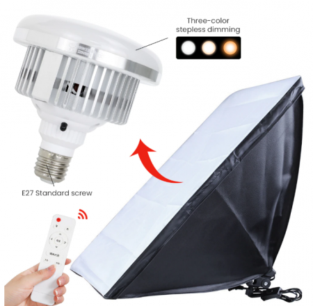 Kit foto-video cu 2 lumini LED 150W 2700K-5600K [1]