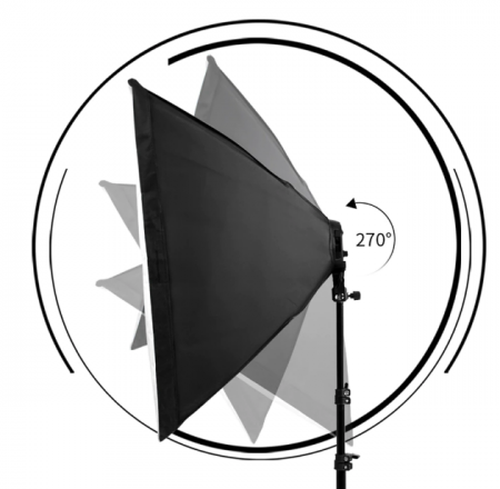 Kit foto-video cu 2 lumini LED 150W 2700K-5600K [2]
