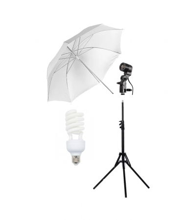 Kit E27 85W cu umbrela difuzie si stativ [1]