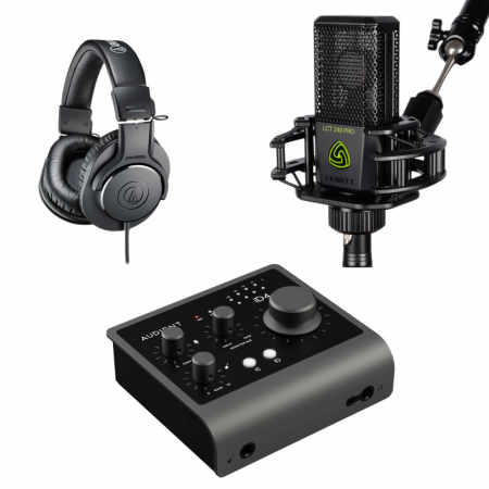 Microfoane - Kit Home Studio: Audient ID4 + Lewitt LCT 240 Bundle