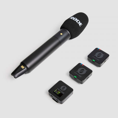 Kit Interview Pro cu Rode Wireless Pro sistem de microfon dual (2TX + 1RX + 1TX INTERVIEWPRO) [1]