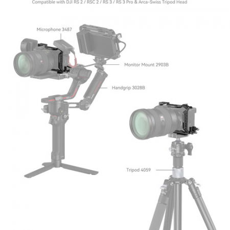 Kit SmallRig 4336 Cage pentru Sony Alpha 6700 [8]