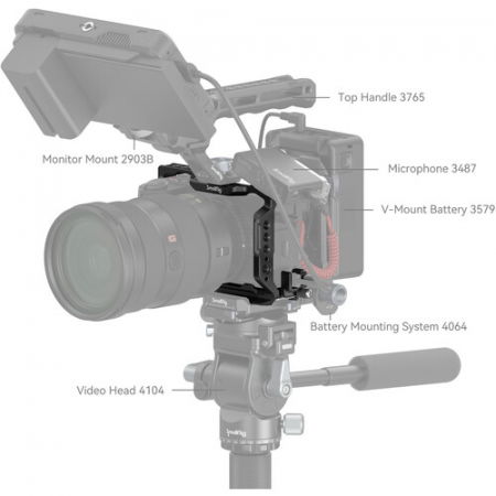 Kit SmallRig 4336 Cage pentru Sony Alpha 6700 [9]