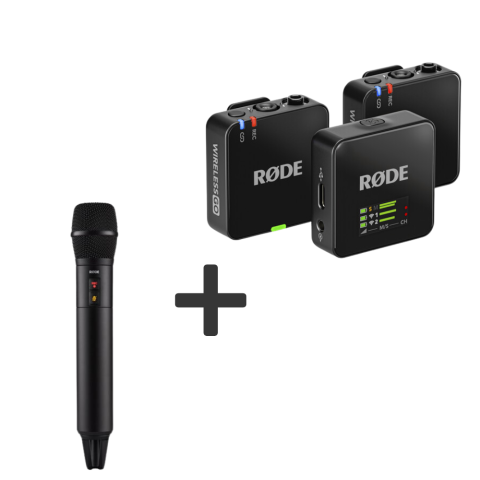Lavaliere - Kit Street Vlogging: Wireless GO III sistem de lavaliere + Interview Pro receiver