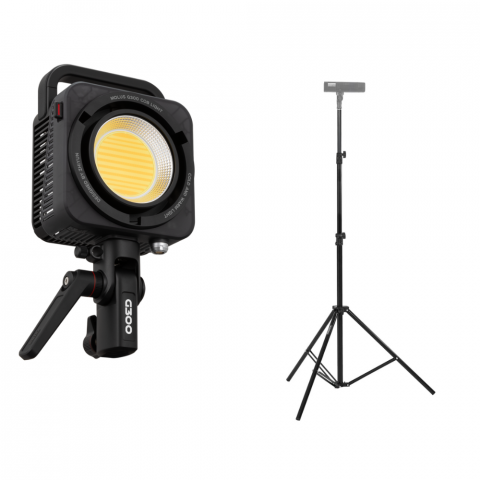 Lumini foto-video - Kit Zhiyun G300 + Stativ Caruba LS-3
