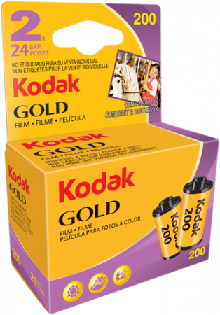 Fotografie pe film - Kodak Set 2 filme foto color GOLD 200 24 expuneri