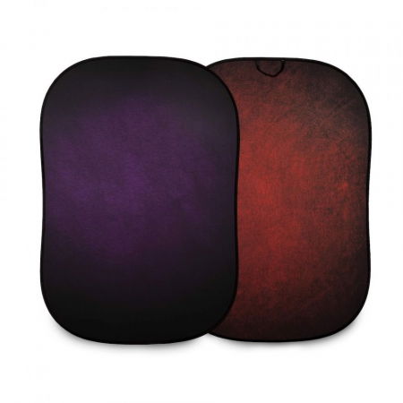 Accesorii de studio - Lasolite Fundal portabil Vintage Aubergine/Crimson 1.5 x 2.1m