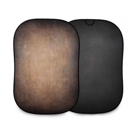 Accesorii de studio - Lasolite Fundal portabil Walnut/Pewter 1.5 x 2.1m