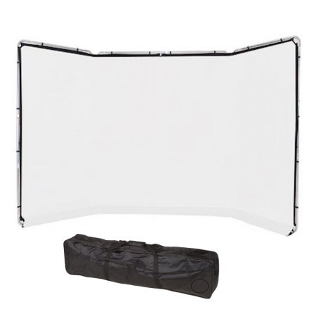 Fundaluri panoramice - Fundal panoramic cu rama inclusa Alb 4.2 x 2.40m