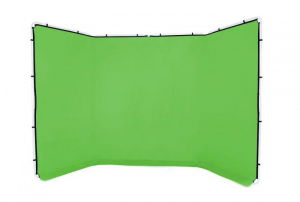 Fundaluri panoramice - Lastolite Panza Chroma Key verde pentru Fundal panoramic 4x2.30m