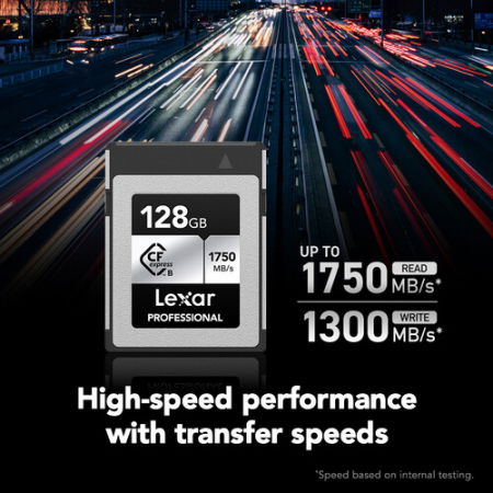 Lexar 128GB Professional CFexpress Type B Card SILVER Series [2]