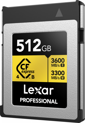Lexar CFexpress Type B 4.0 Pro Gold R3600/W3300 512GB [1]