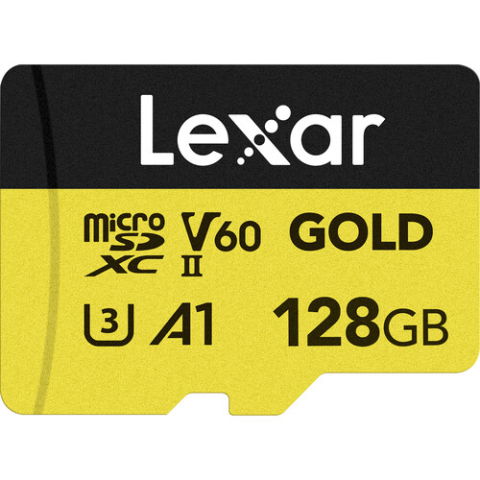 Medii de stocare - Lexar microSDXC GOLD UHS-II/C10/A1/U3 R280/W100 (V60) 128GB