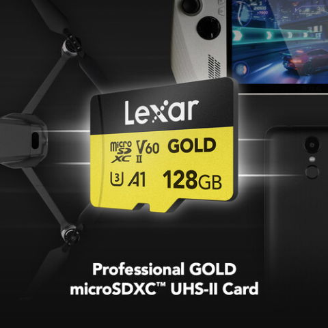 Lexar microSDXC GOLD UHS-II/C10/A1/U3 R280/W100 (V60) 128GB [1]