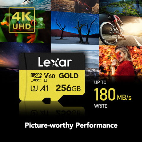 Lexar microSDXC GOLD UHS-II/C10/A1/U3 R280/W180 (V60) 256GB [3]