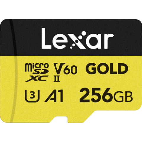 Medii de stocare - Lexar microSDXC GOLD UHS-II/C10/A1/U3 R280/W180 (V60) 256GB