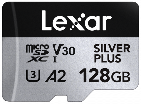 Medii de stocare - Lexar microSDXC Silver Plus 1066x UHS-I/U3/A2/4K R205/W150 (V30) 128GB