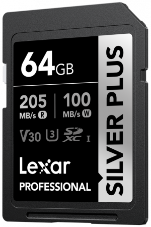 Medii de stocare - LEXAR SDXC Pro 1066x U3 UHS-I R205/W100(V30) 64GB