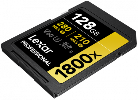 LEXAR SDXC Pro 1800x U3 UHS-II R280/W210 (V60) 128GB [3]