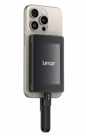 Memorii externe - Lexar SSD SL500 Mag Set / USB3.2 Gen2x2 SSD portabil 2TB