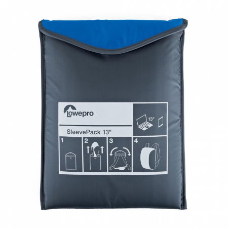 Lowepro SleevePack 13 Albastru/Gri rucsac pliabil